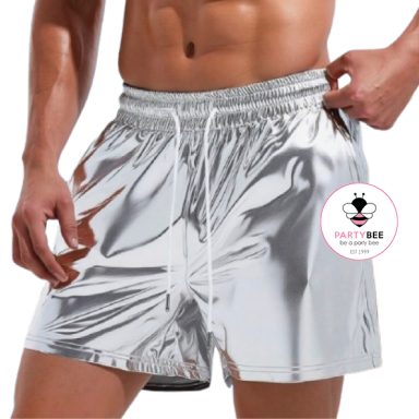 Silberne Shorts Herren Silberne Festival Shorts Herren
